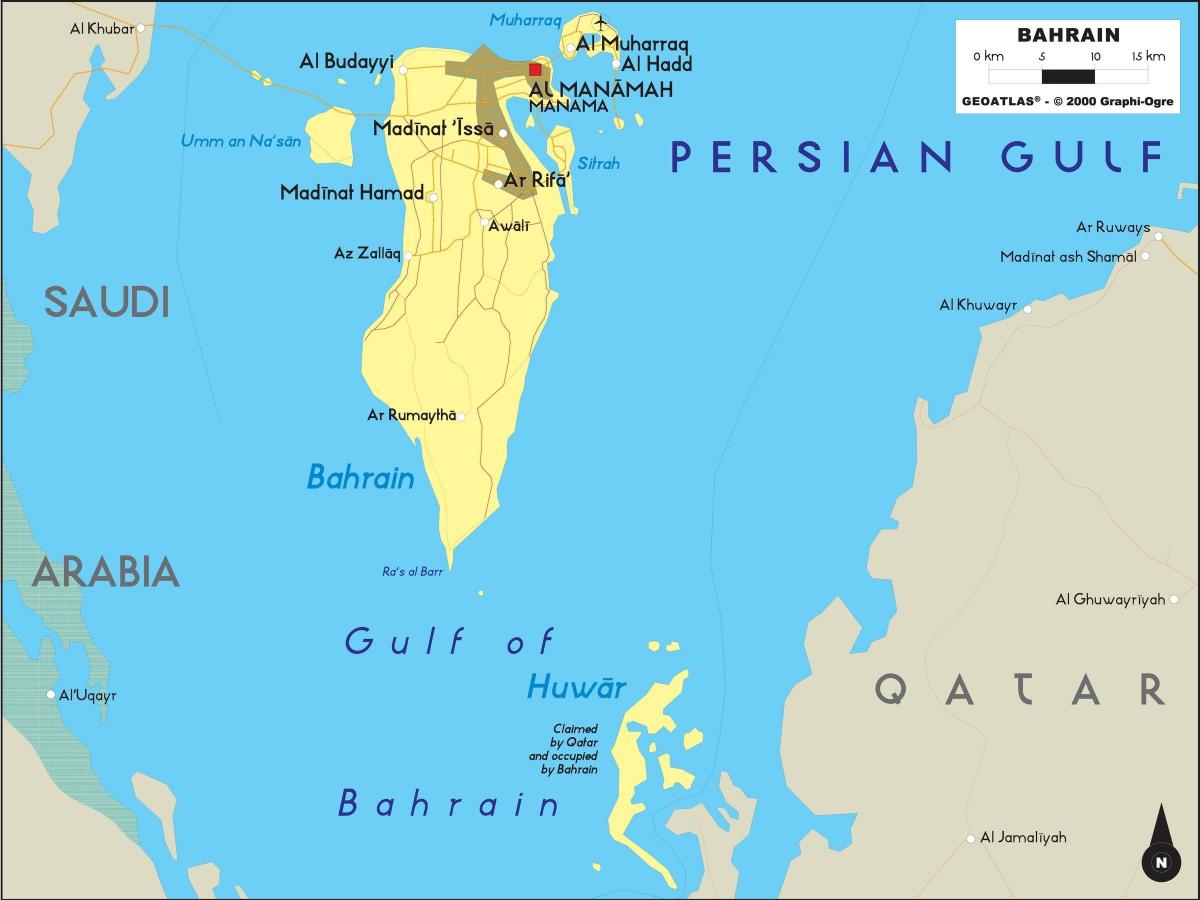 harta e Bahrain në linjë