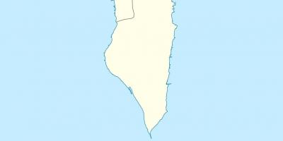 Harta e Bahrain hartë vektoriale