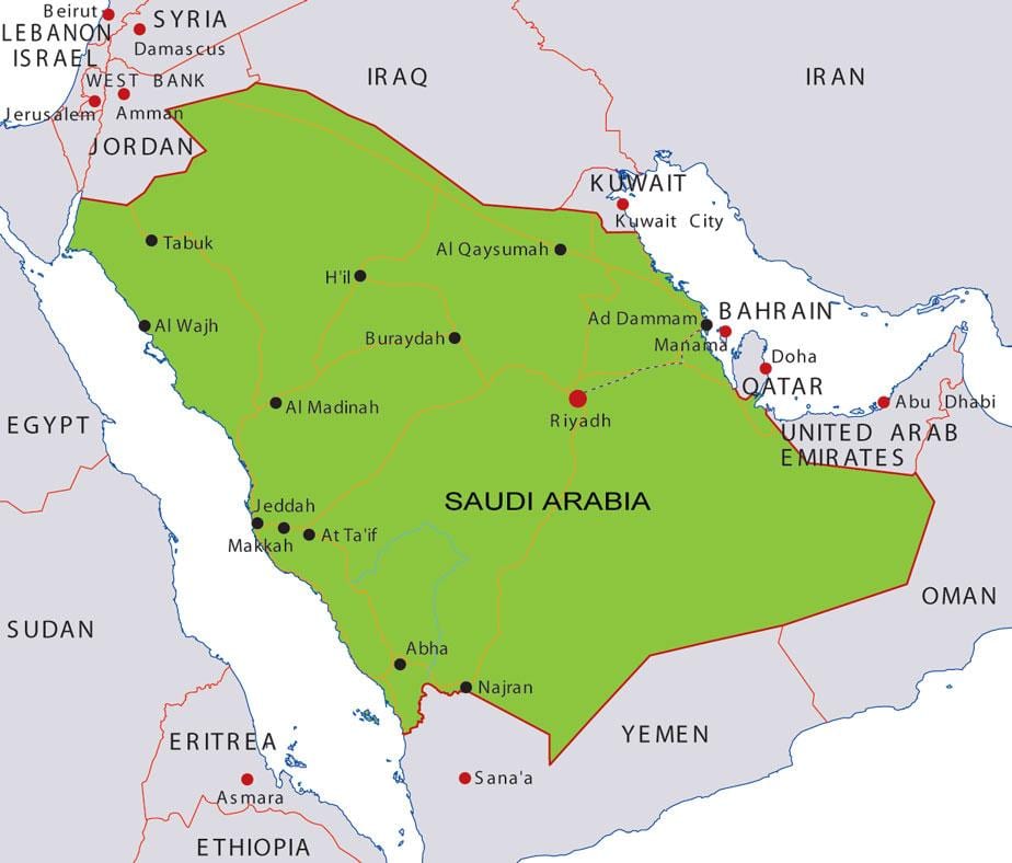 harta e universitetit të Bahrain