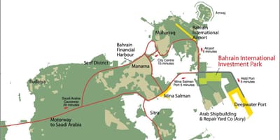 Harta e Bahrain në vitin 2030