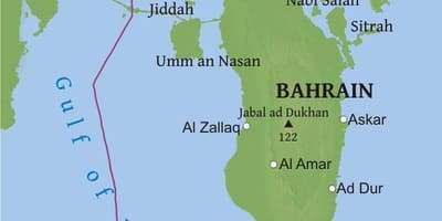 Harta e Bahrain urë