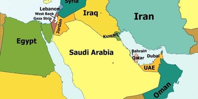 Bahrain vend në hartë të botës