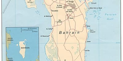Harta e ekspozimit të rrugëve Bahrain